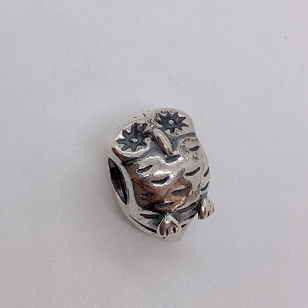 Pandora 925 Sterling Silver Owl Charm | #790278